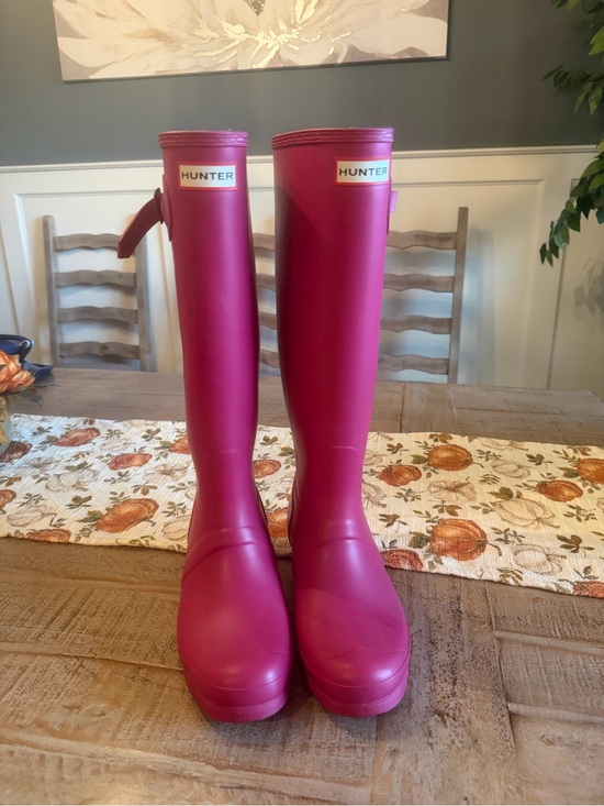 Hunter Shoes - Hunter Pink Tall Women's Rain Boots